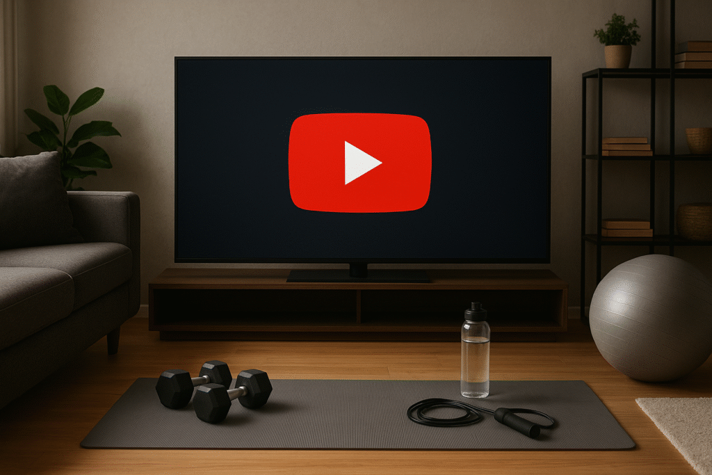 التمارين الرياضية على اليوتيوب
