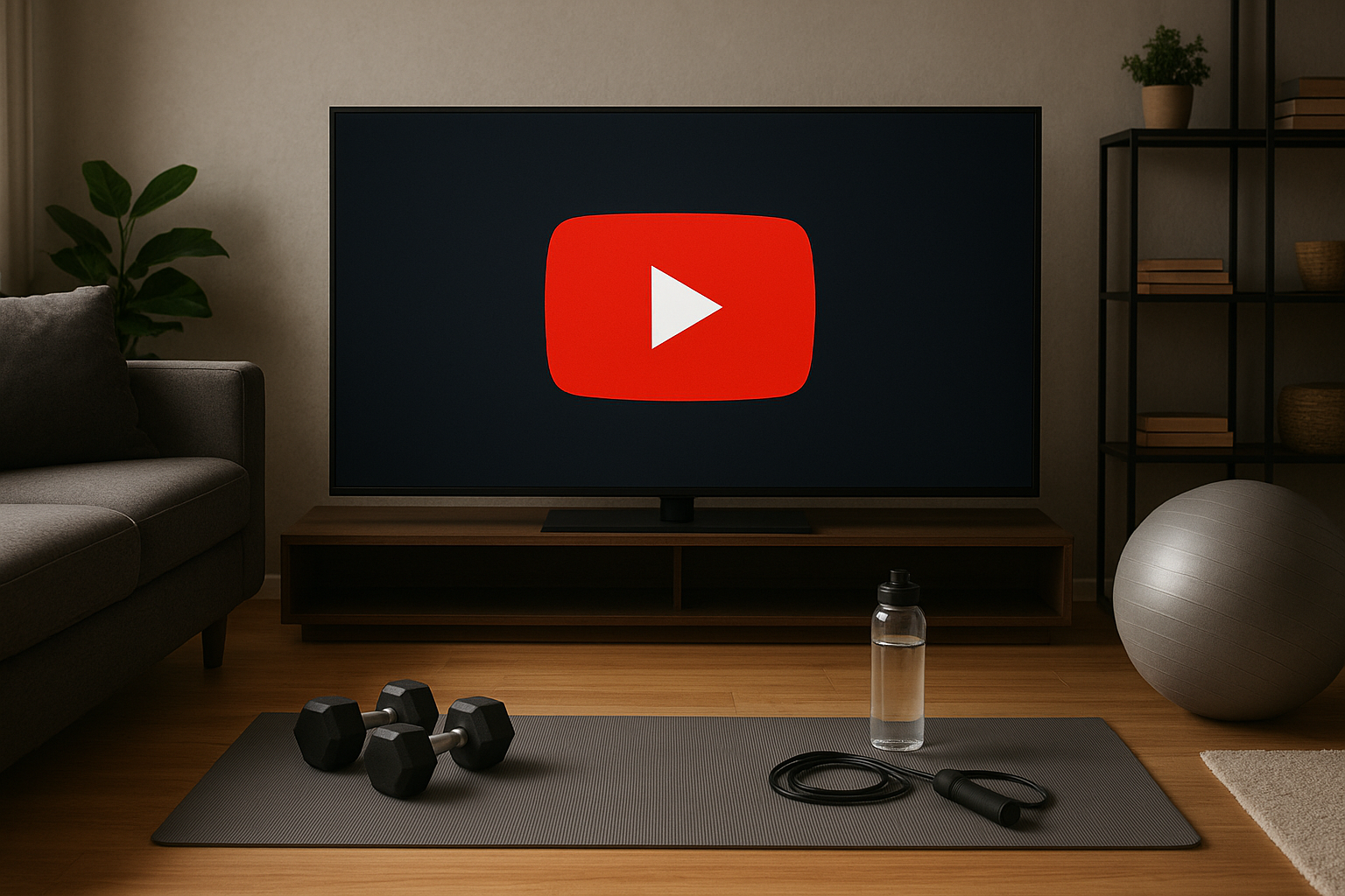 التمارين الرياضية على اليوتيوب