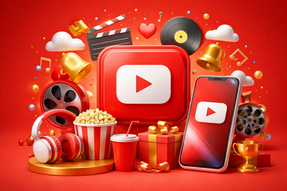 اشتراك يوتيوب بريميوم 12 شهر